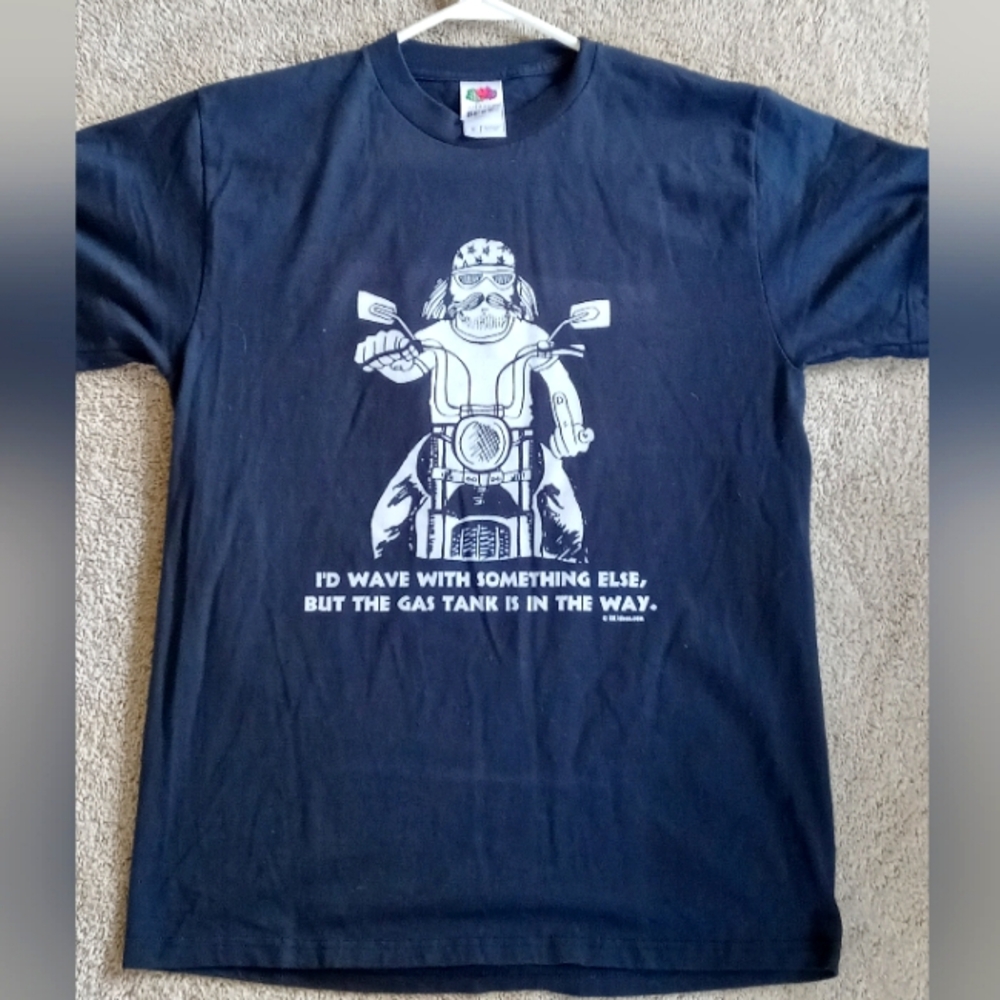 Funny Biker Graphic Tshirt - Picture 1 of 3